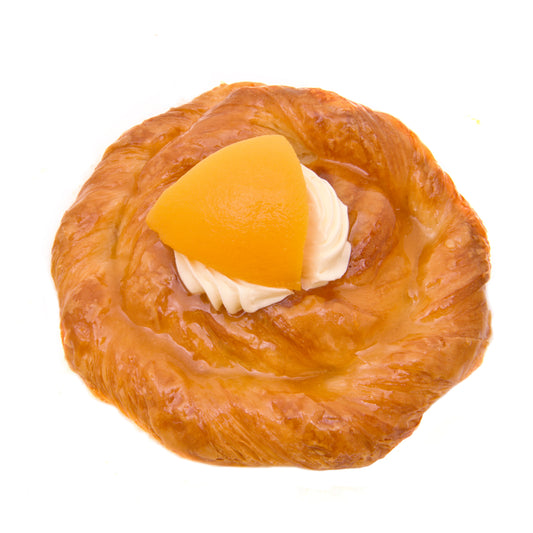 Peach and Almond Creme Danish