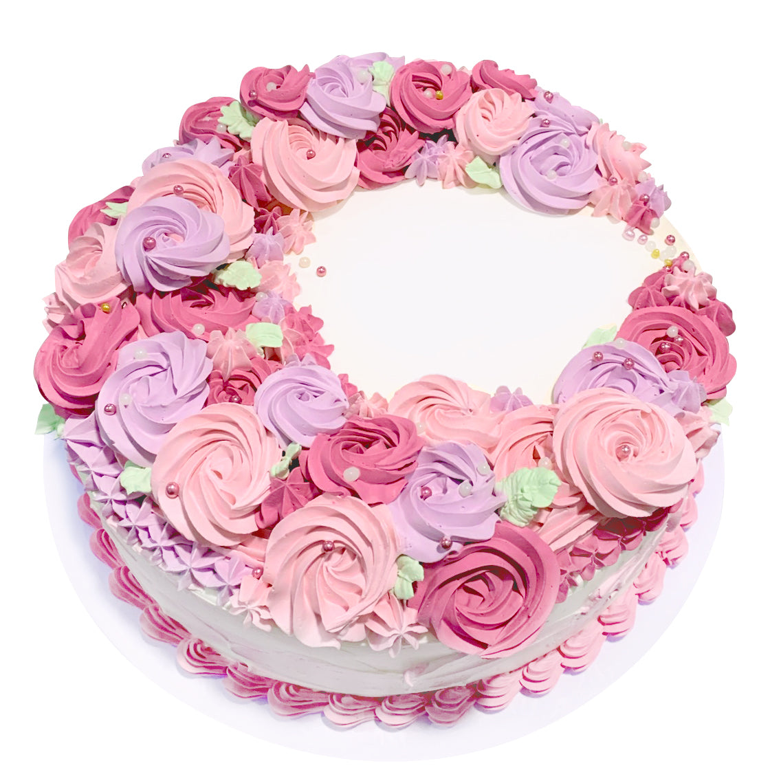 Rose Crescent Cake