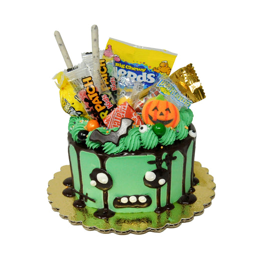 Halloween Frankenstein Cake